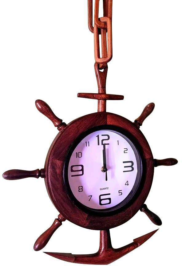 Rosewood wall clock