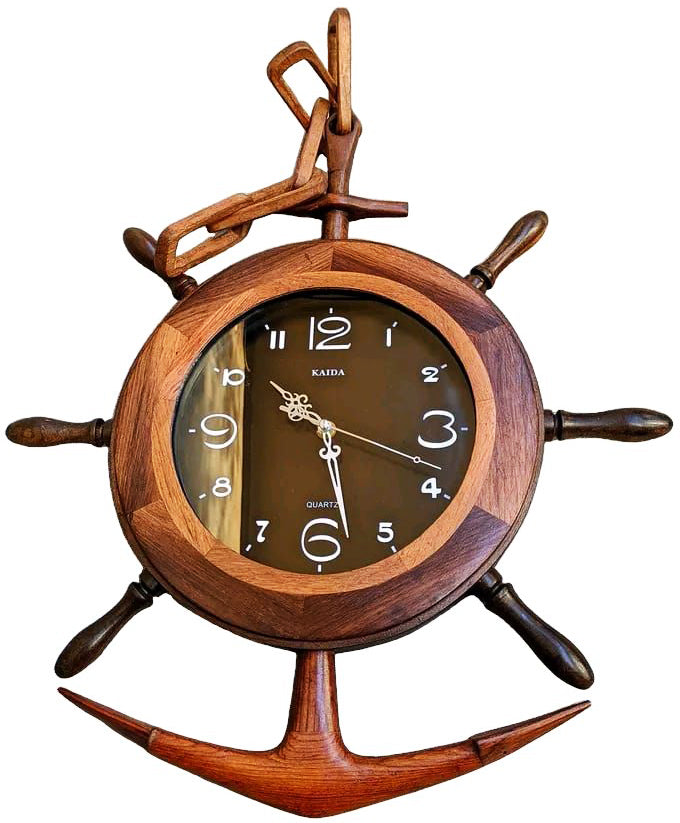 Rosewood wall clock