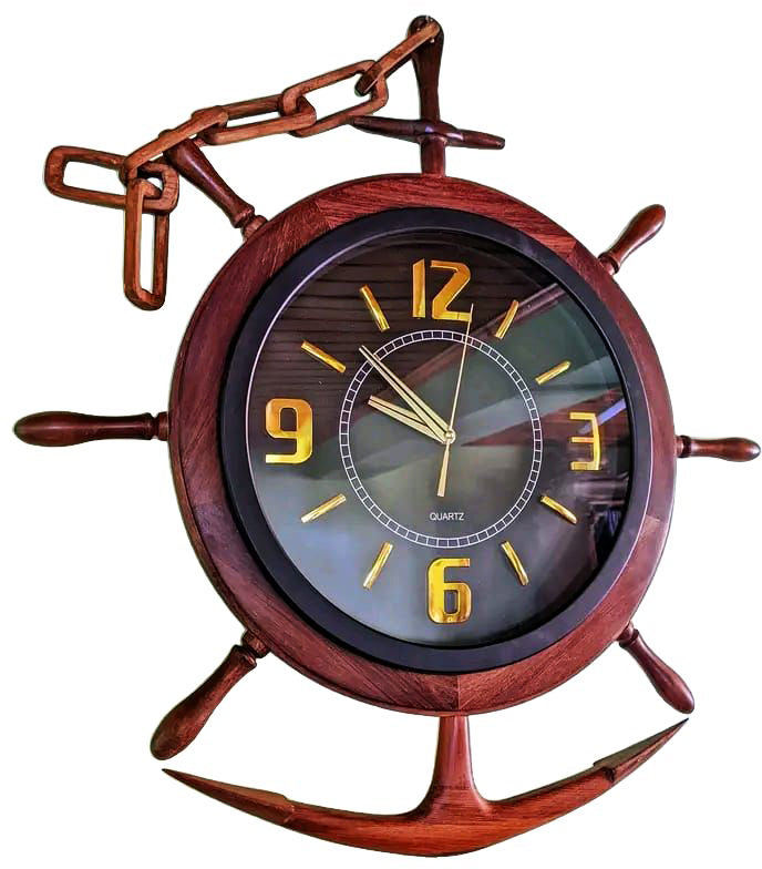 Rosewood wall clock