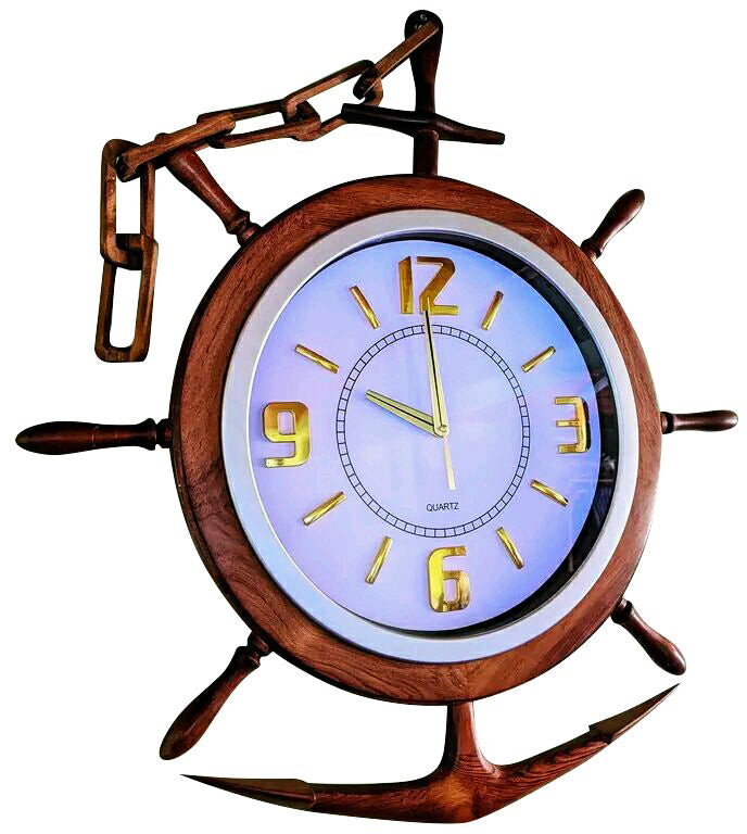 Rosewood wall clock