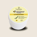 Citriodora Balm from Madagascar | Vaniala – jar of plant balm on beige background