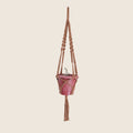 Macrame Plant Hanger from Madagascar | Craft Your Dream – macrame plant hanger holding a potted plant