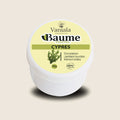 Cypress Balm from Madagascar | Vaniala – jar of plant balm on beige background