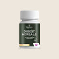 Digest Herbals Capsules from Madagascar | Vaniala – bottle of capsules on beige background